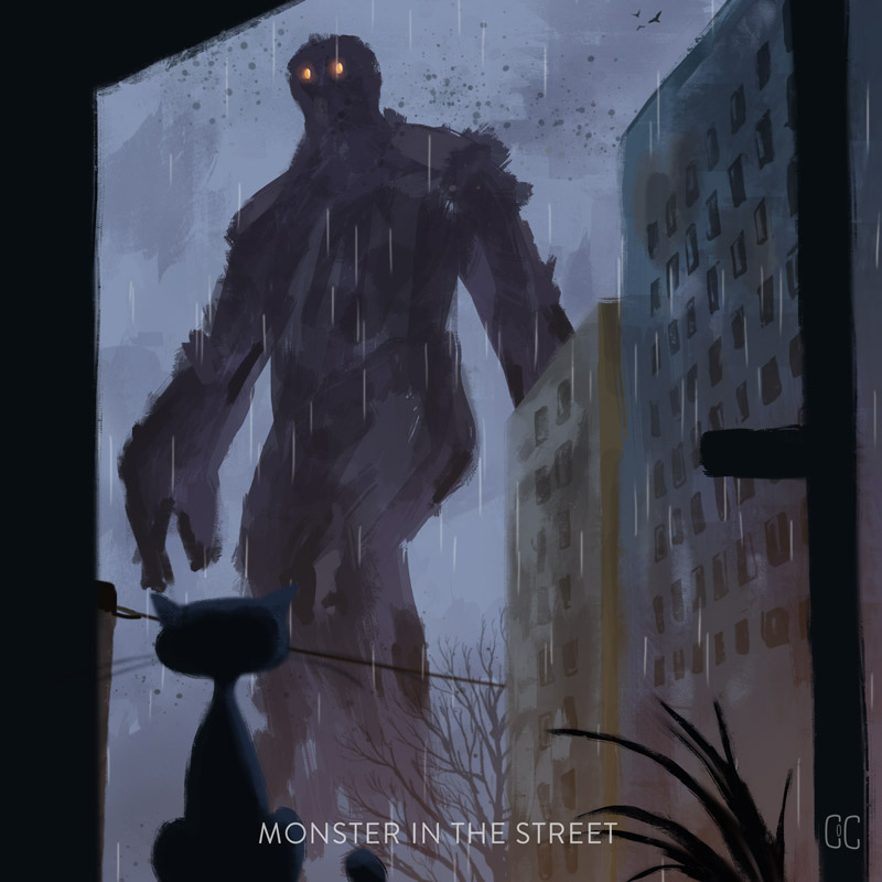 MONSTER IN THE STREET